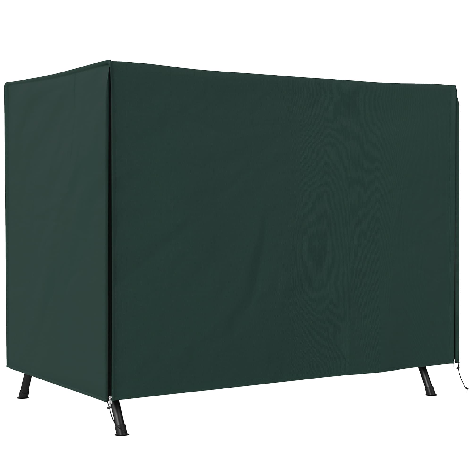 Outsunny Swing Seat Protector: Waterproof Oxford Polyester Cover for Outdoor Furniture, Lush Green Hue, 164cm Height | Aosom UK