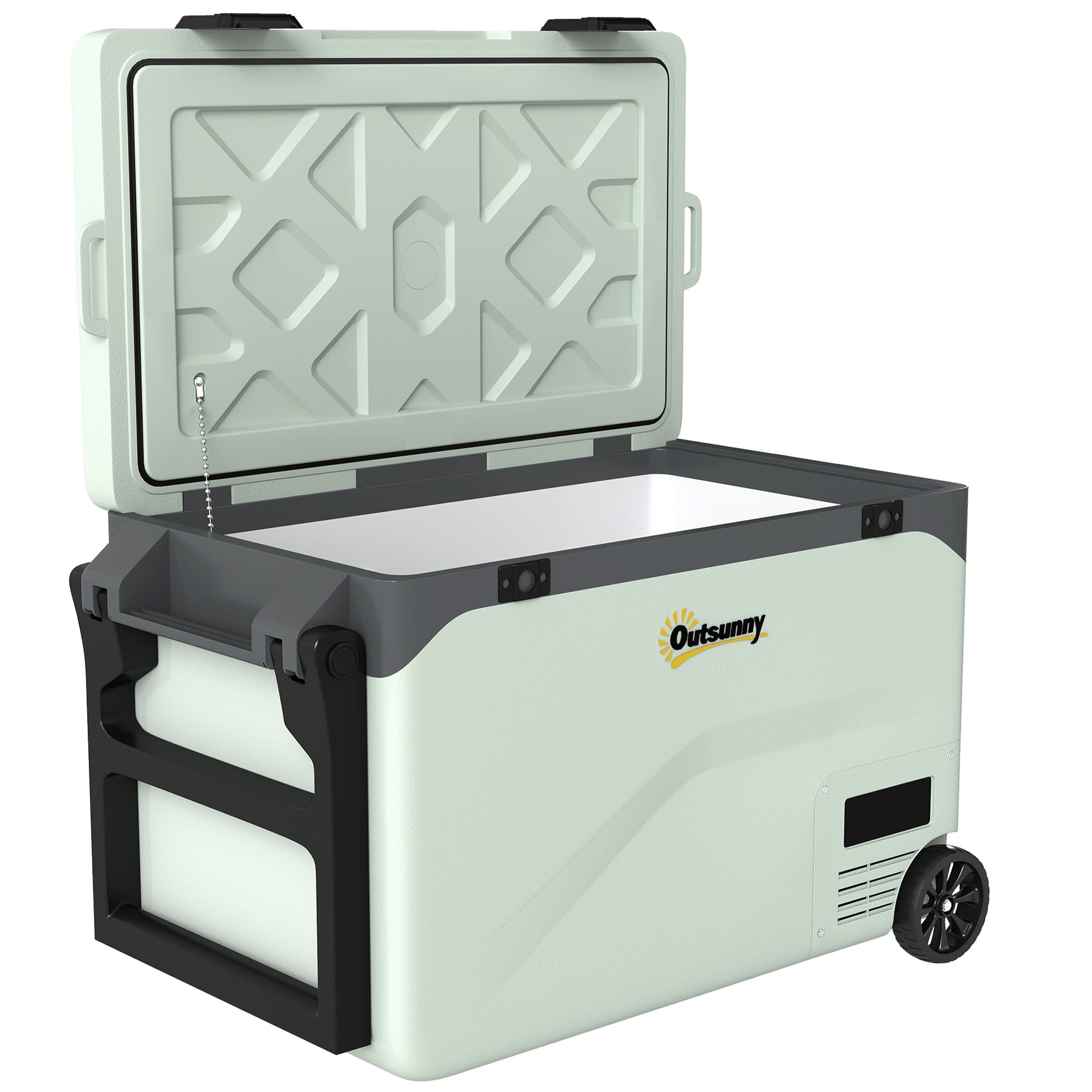 Outsunny 42.5L Compressor Car Fridge Freezer, Camping Refrigerator with App Control, 20℃-20℃ thumbnail 2