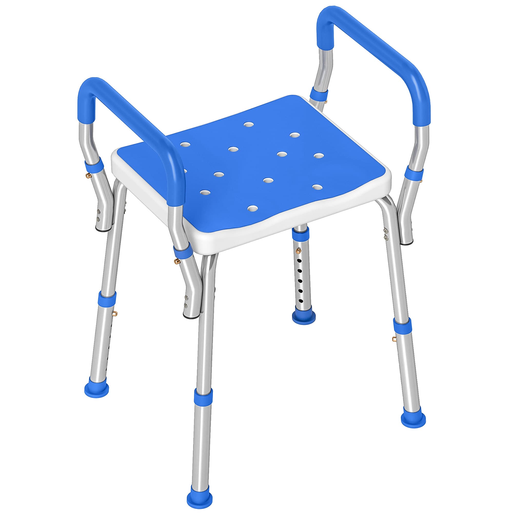 HOMCOM 57-69cm Aluminium Frame Bath Seat thumbnail 2