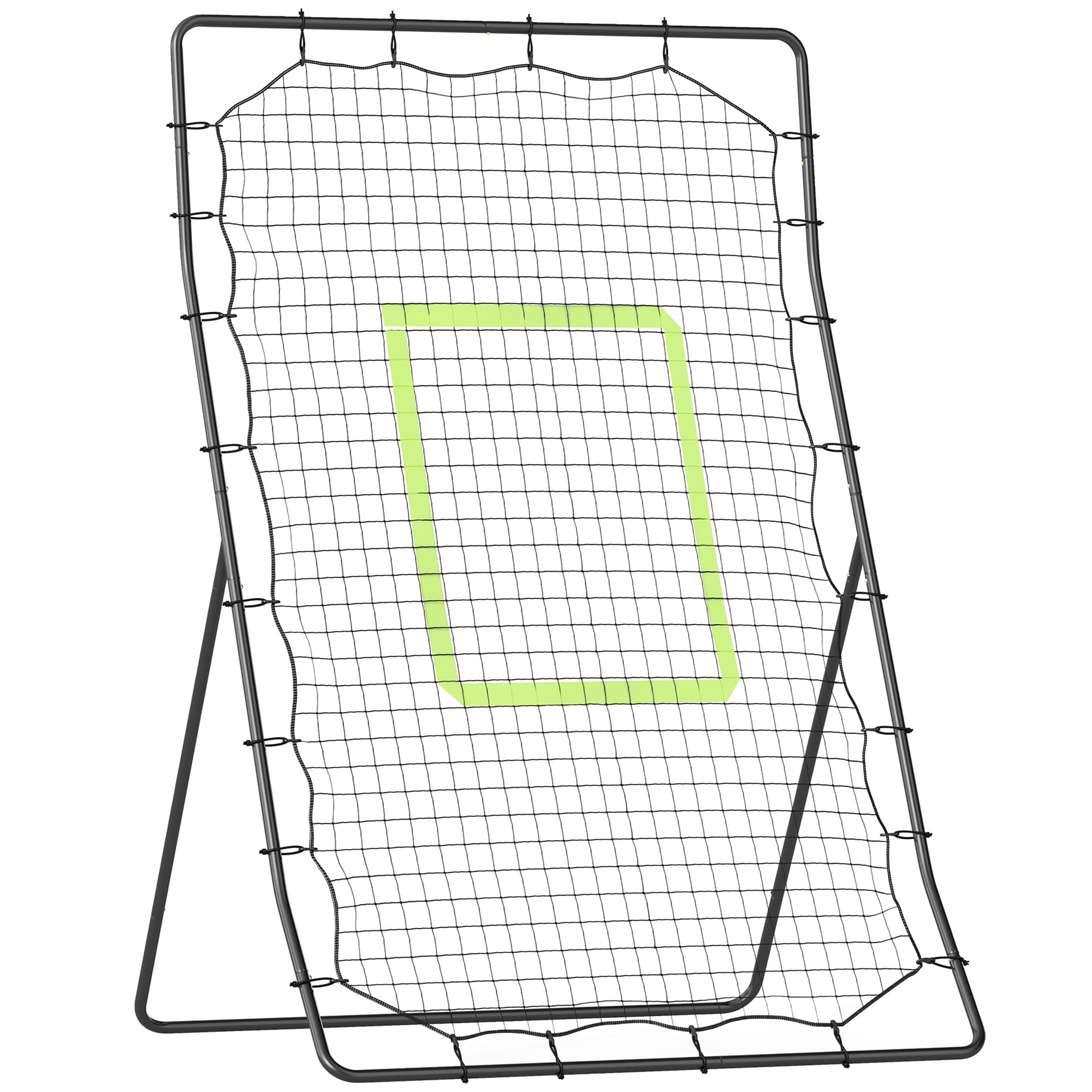 HOMCOM Football Rebounder Net Kids Adults Soccer Game Spot Baseball Softball Training Aid Practise Target Strike Shot Goal Play | Aosom UK
