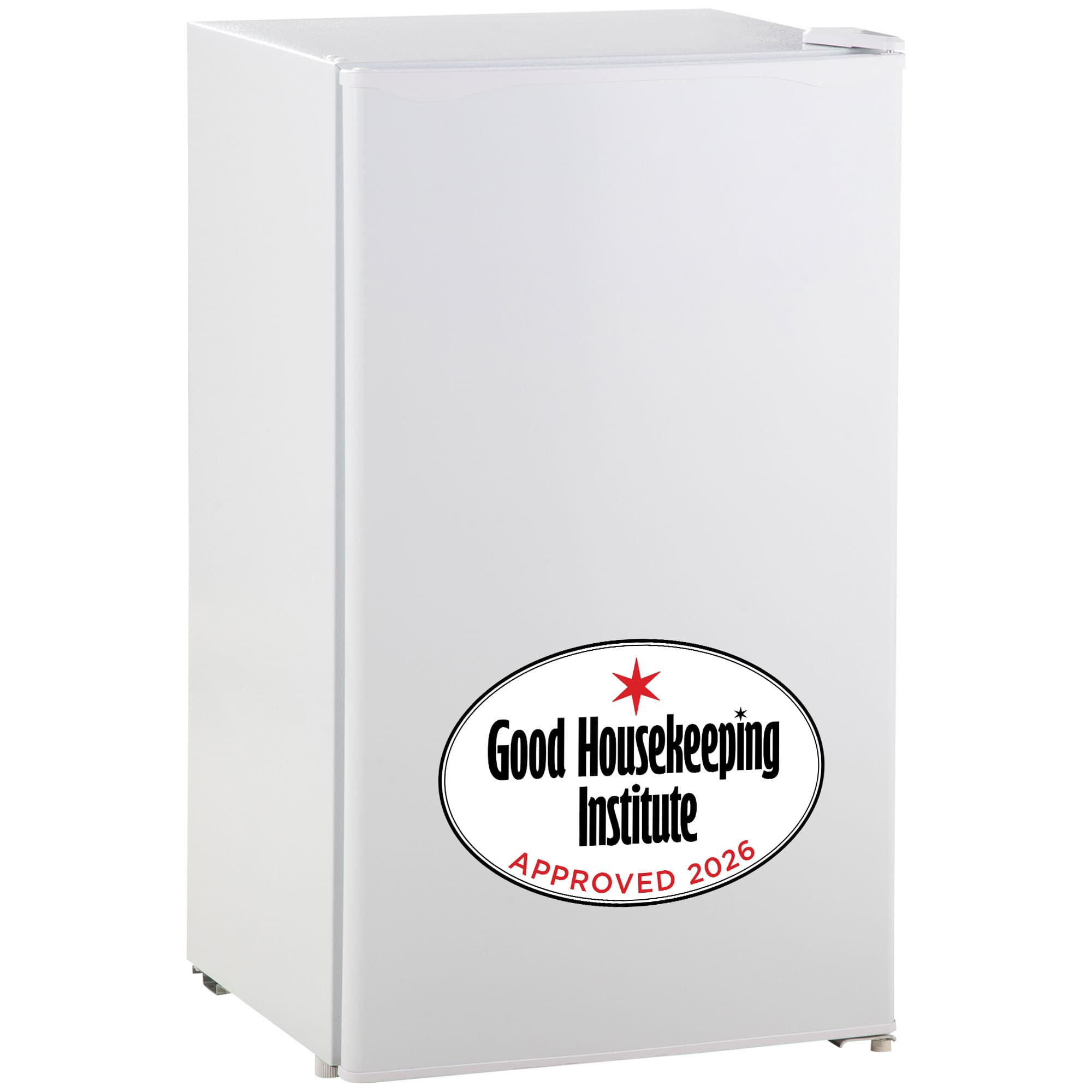 HOMCOM 91 Litre Freestanding Under Counter Fridge with Chiller Box, Reversible Door, Adjustable Thermostat 47.5cm Wide Noise Level: Decibels 40 White