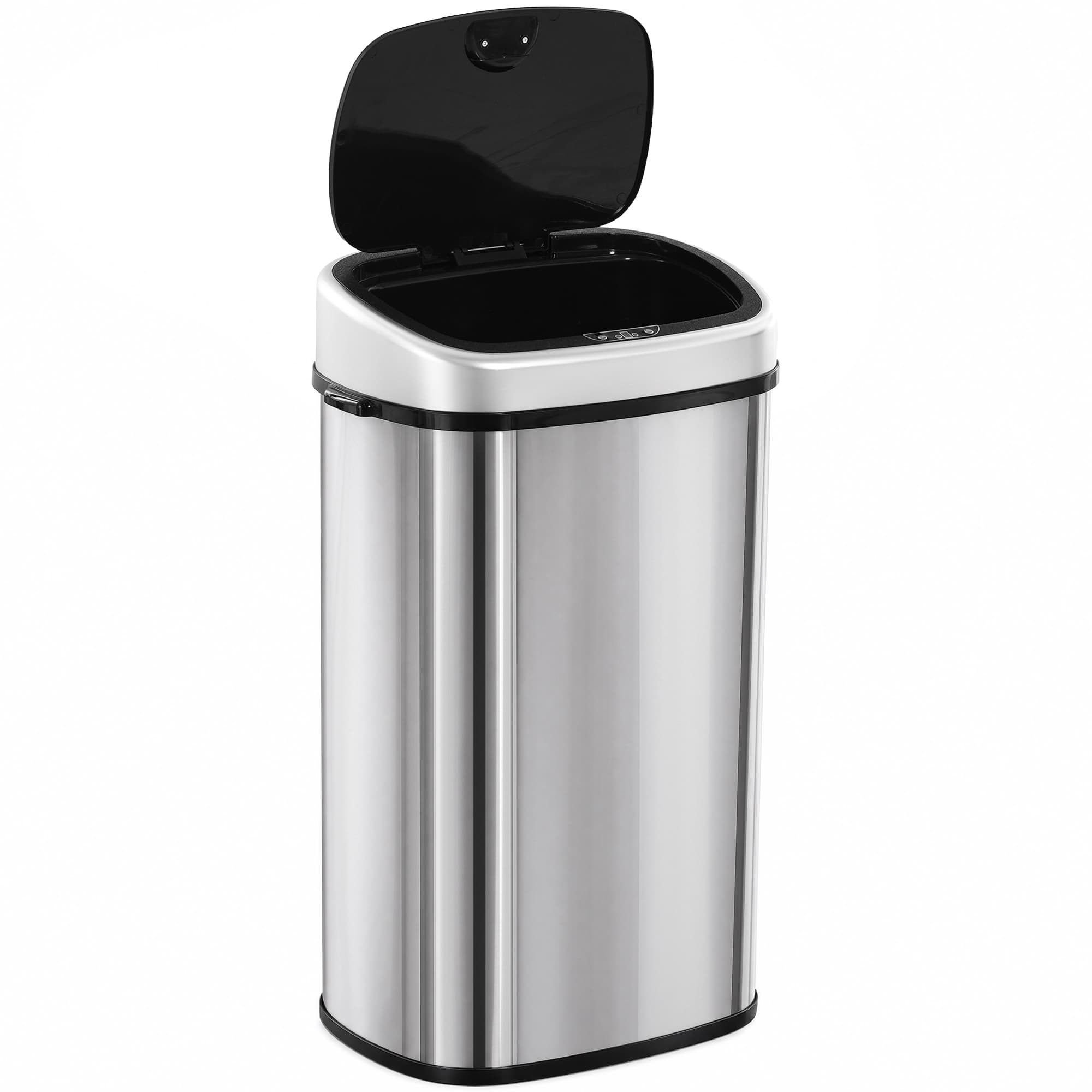 HOMCOM Sensor Bin, Stainless Steel, 58L