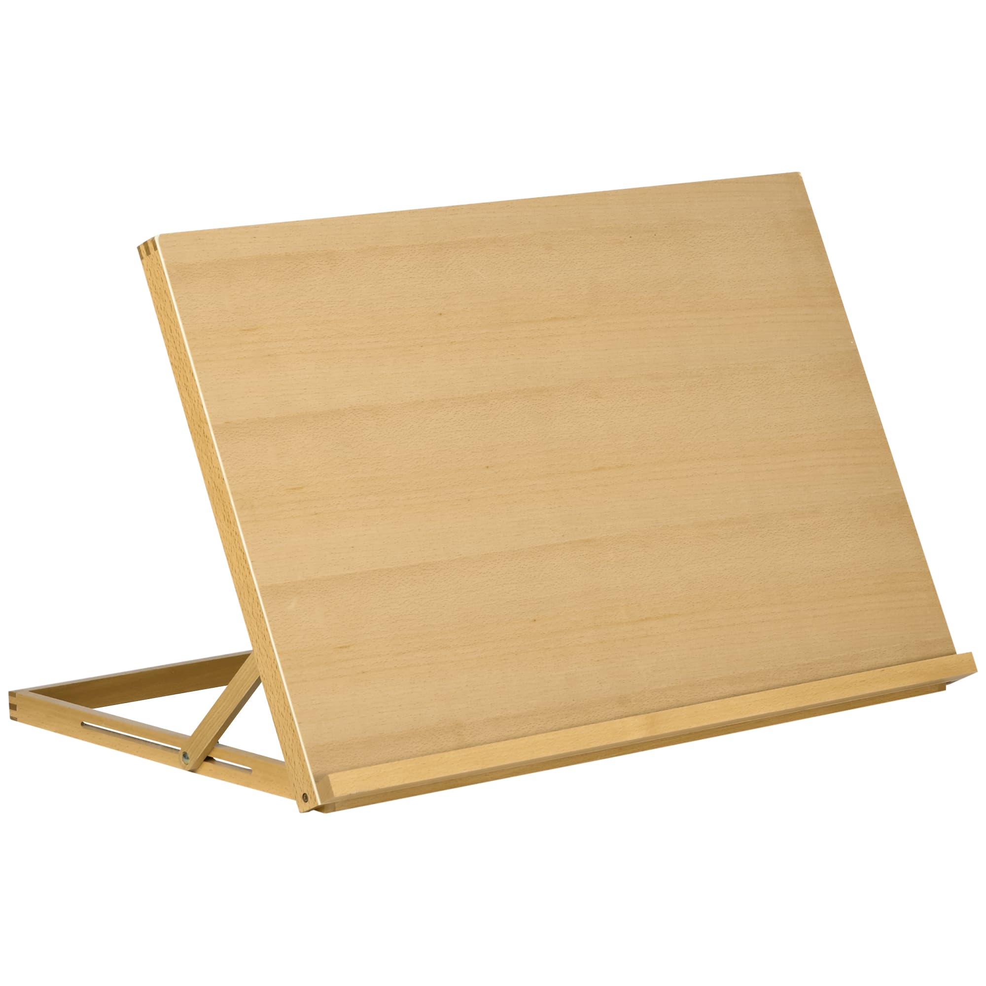 Vinsetto Desktop Table Easel Craft Workstation, Adjustable Beechwood A3 Table Top Easel, Portable Folding Artist Drawing & Sketching Board | Aosom UK