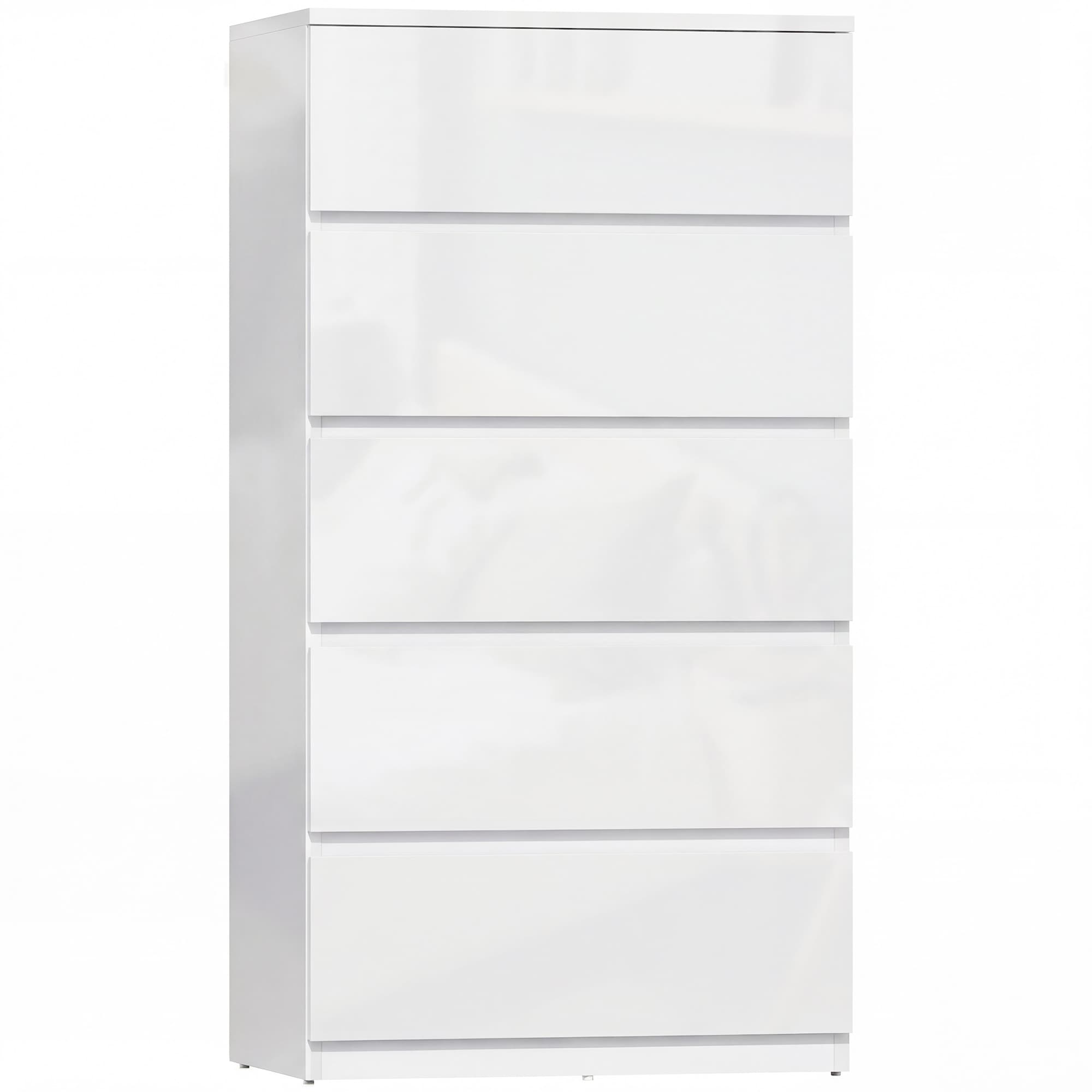 HOMCOM Chest of Drawers, 4-Drawer Storage Cabinets, Modern Dresser, Storage Drawer Unit for Bedroom thumbnail 6