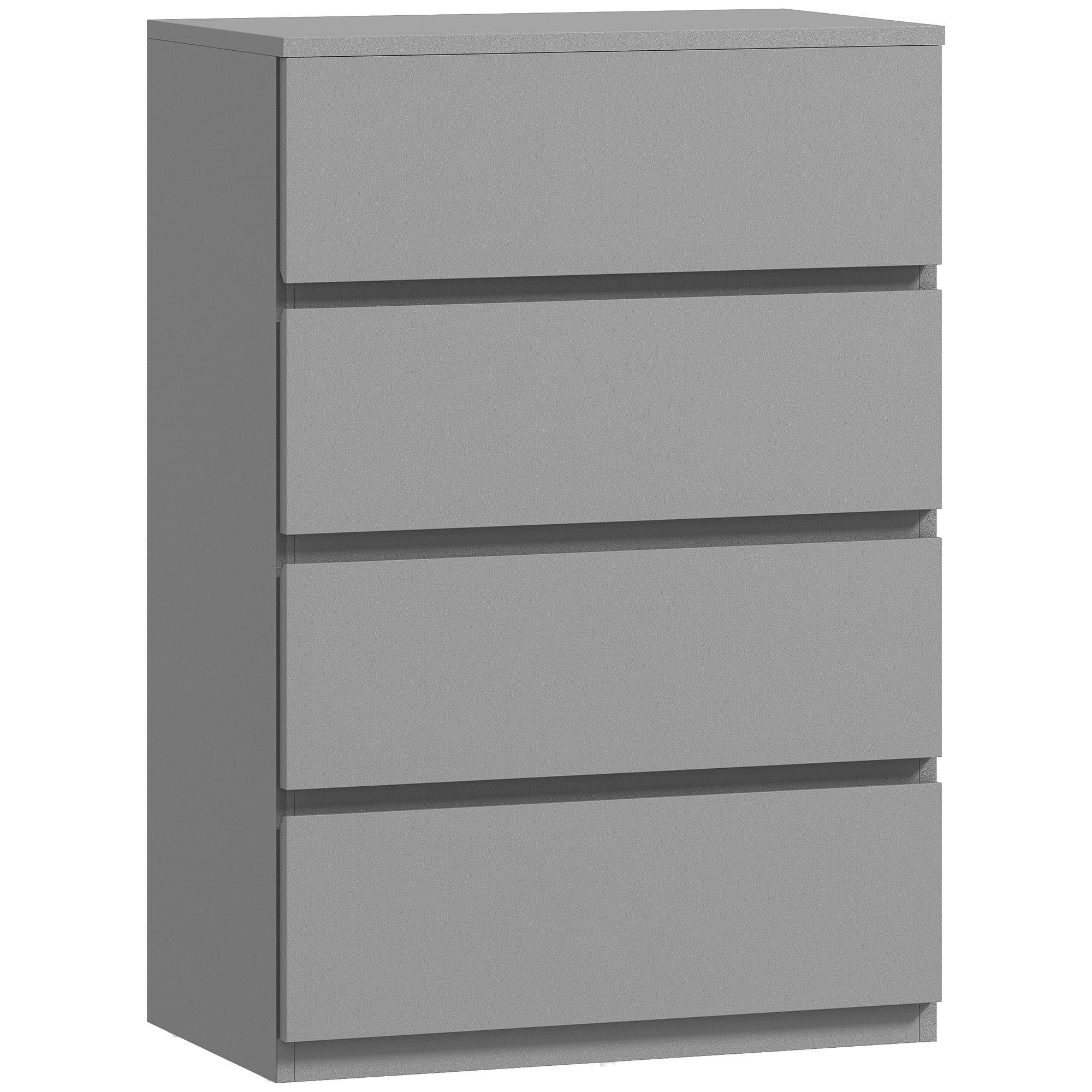 HOMCOM Chest of Drawers, 4-Drawer Storage Cabinets, Modern Dresser, Storage Drawer Unit for Bedroom thumbnail 8