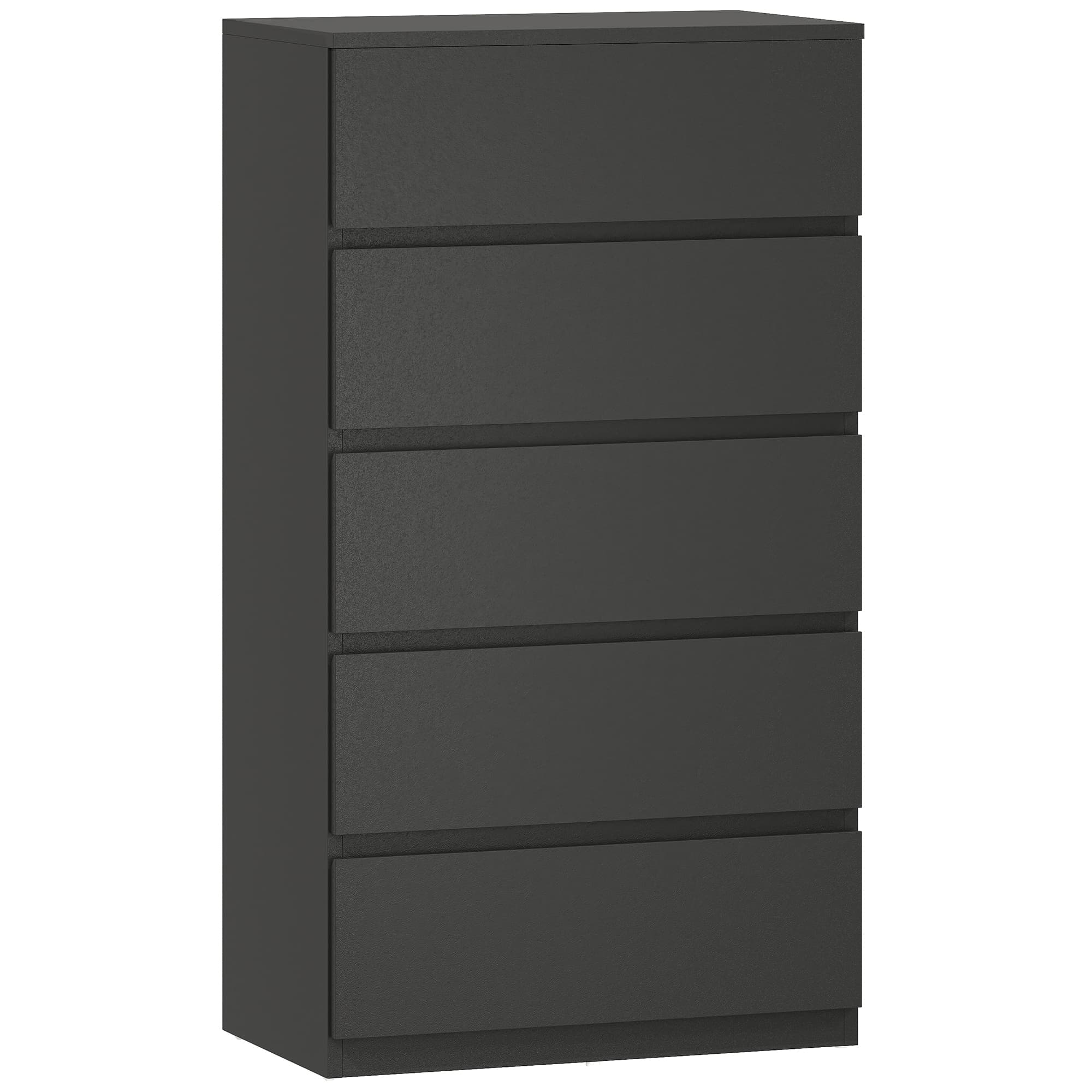 HOMCOM Chest of Drawers, 4-Drawer Storage Cabinets, Modern Dresser, Storage Drawer Unit for Bedroom thumbnail 4