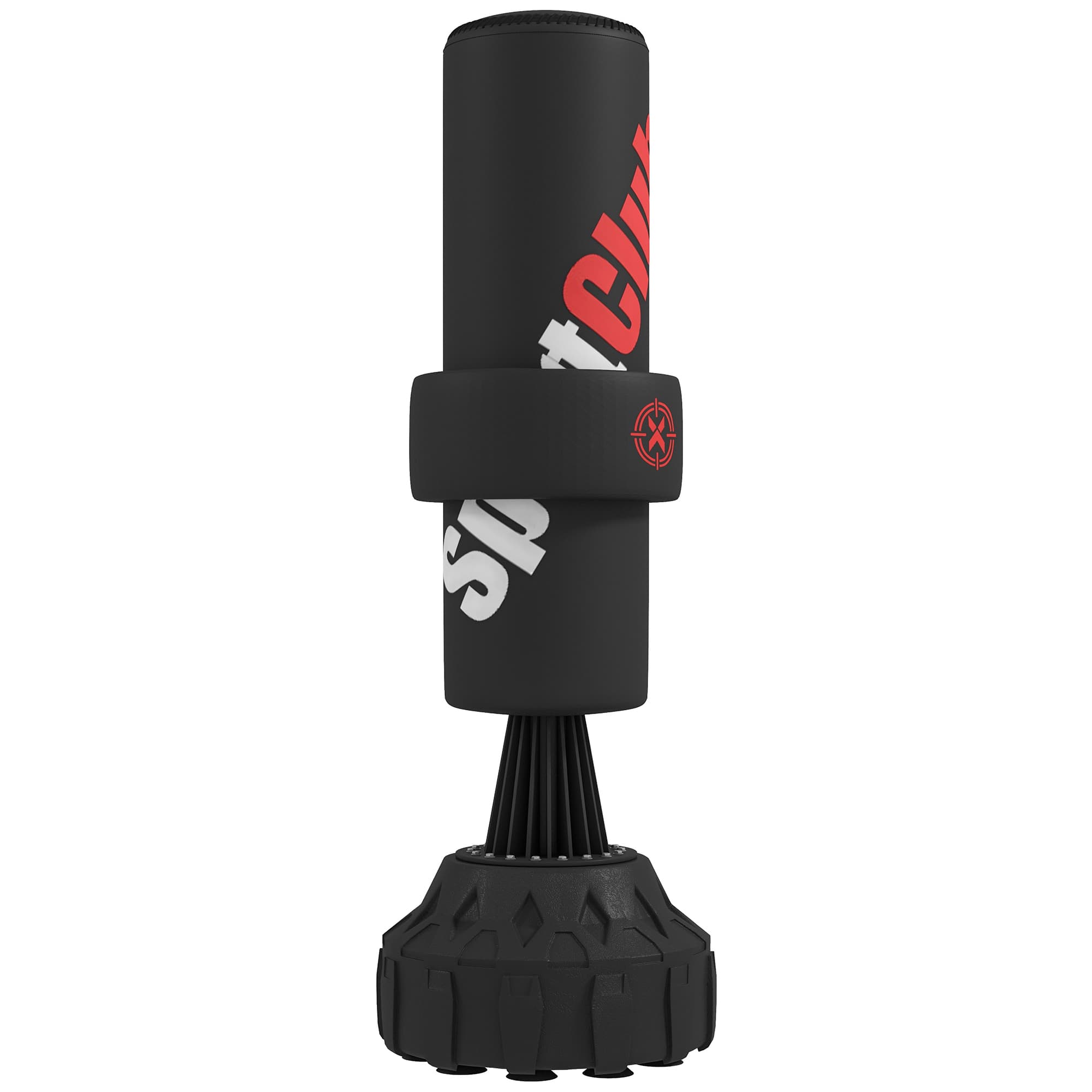 SPORTNOW Freestanding Punching Bag, Heavy Boxing Bag with Stand for Teens Adults, Boxing Equipment with Height Adjustable Strike Pad, Hand Wrap, Suction Cup Base for Karate Taekwondo MMA Kickboxing