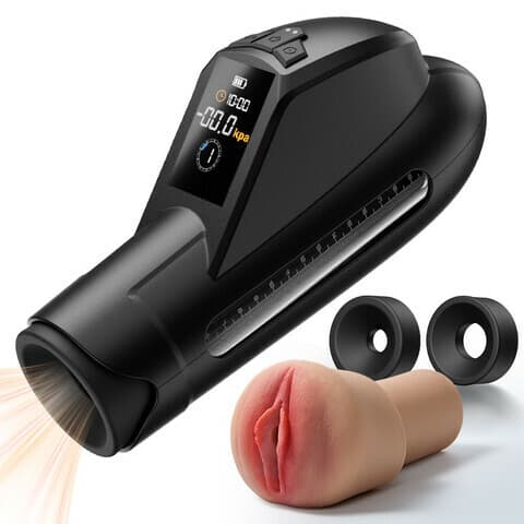 Ravish -  Flesh-like Sleeve Long-lasting Suction Clear Guidance Automatic Male Masturbator