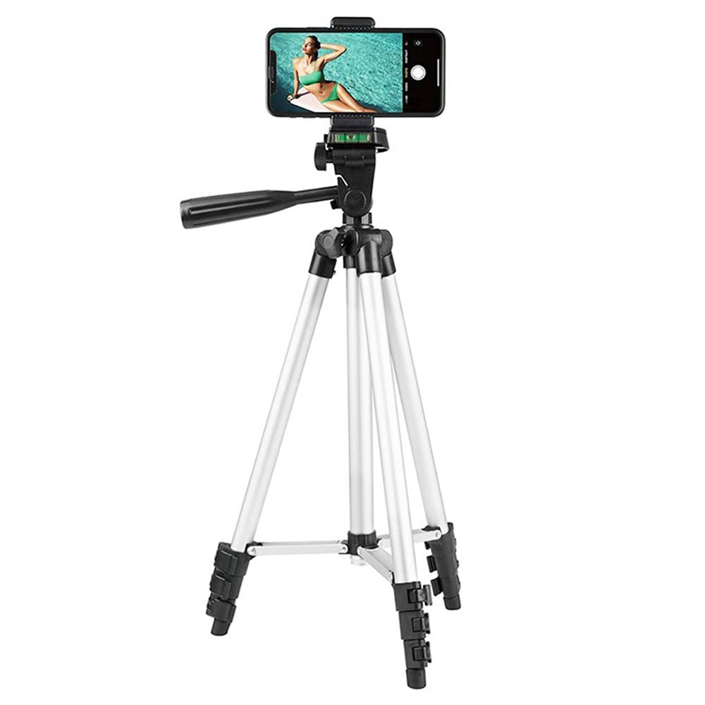 3120 Phone Tripod Stand Silver Gray