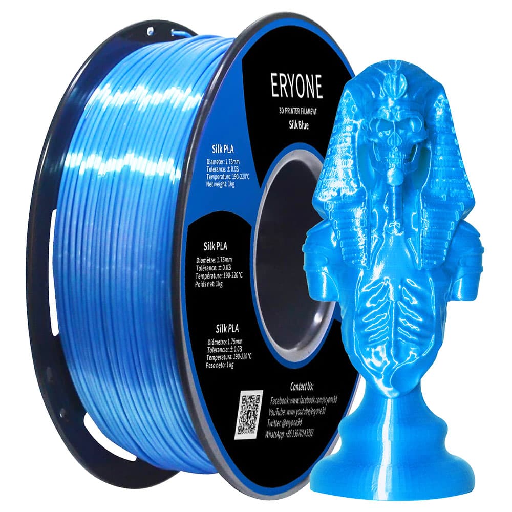 Filament ERYONE Silk PLA 1kg - Niebieski