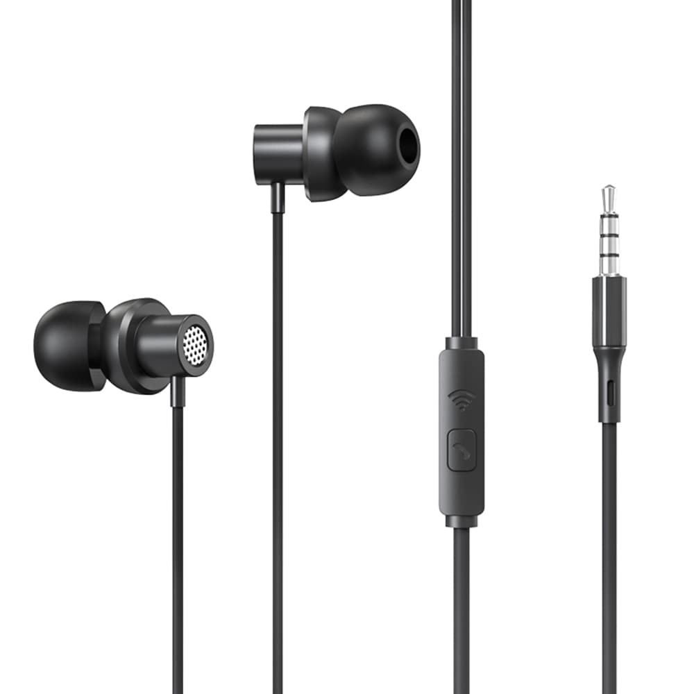 Lenovo Thinkplus TW13 Wired Earphone with Microphone 3.5mm Jack Active Noise Cancelling Earbuds Gaming Headset-Black thumbnail 2