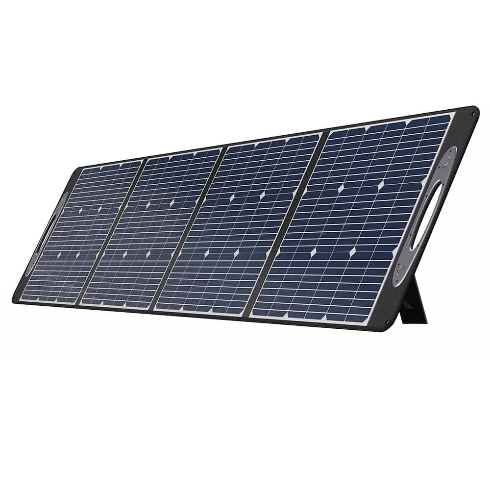 Składany panel słoneczny OUKITEL PV200 z podpórką, sprawność konwersji energii słonecznej 21,7%, wodoodporność IP65