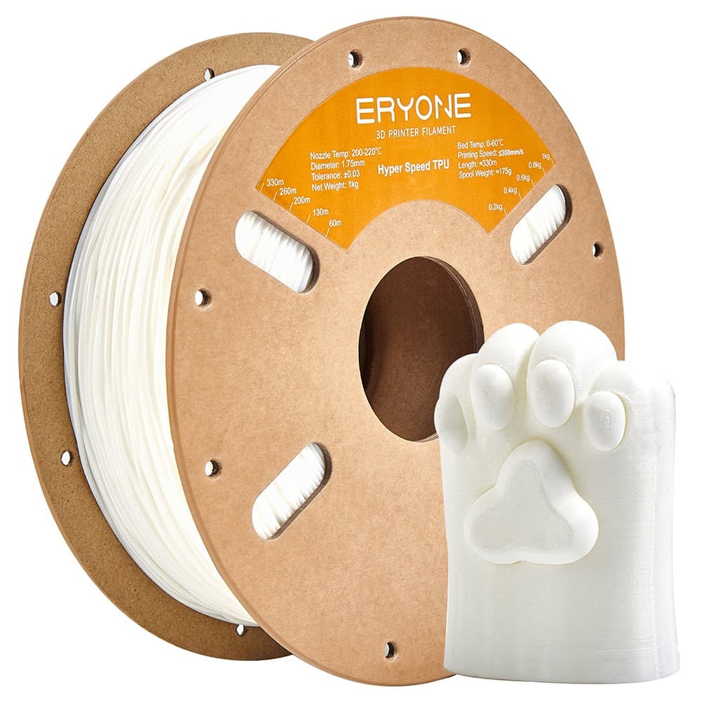 Filament ERYONE High Speed TPU 1 kg - biały