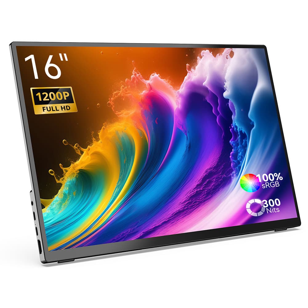 MINIX SF16T przenośny monitor, 16,5 cala, 1920*1200, ekran dotykowy, kąty widzenia 178º, 2*głośniki stereo