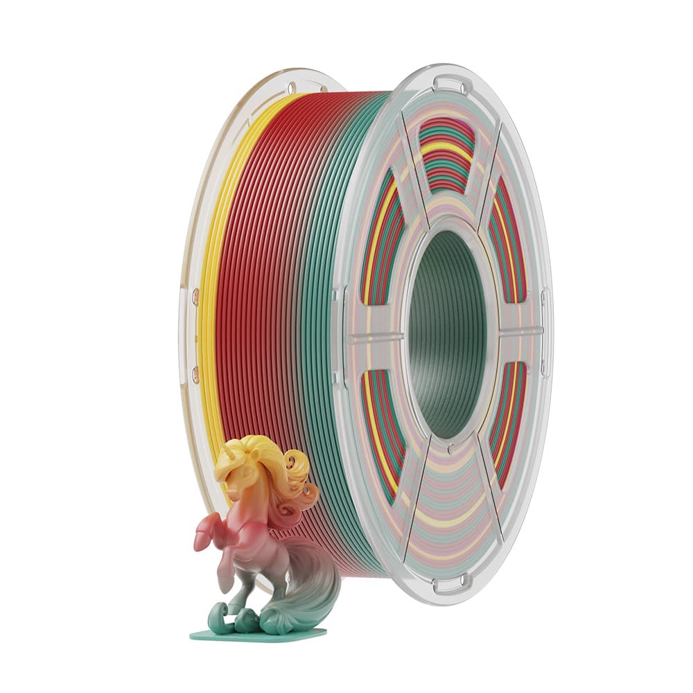Mecpow PLA filament, 1kg - duhový