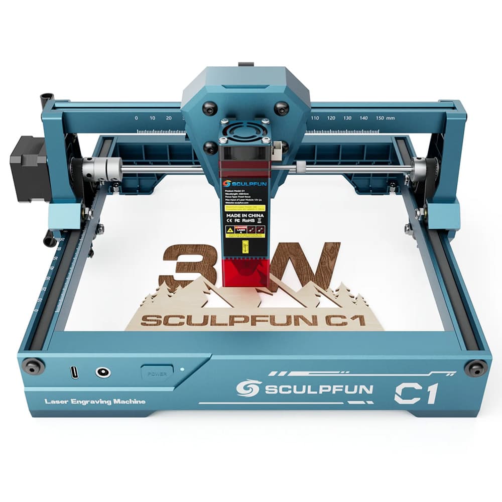 SCULPFUN C1 3W Mini grawerka laserowa