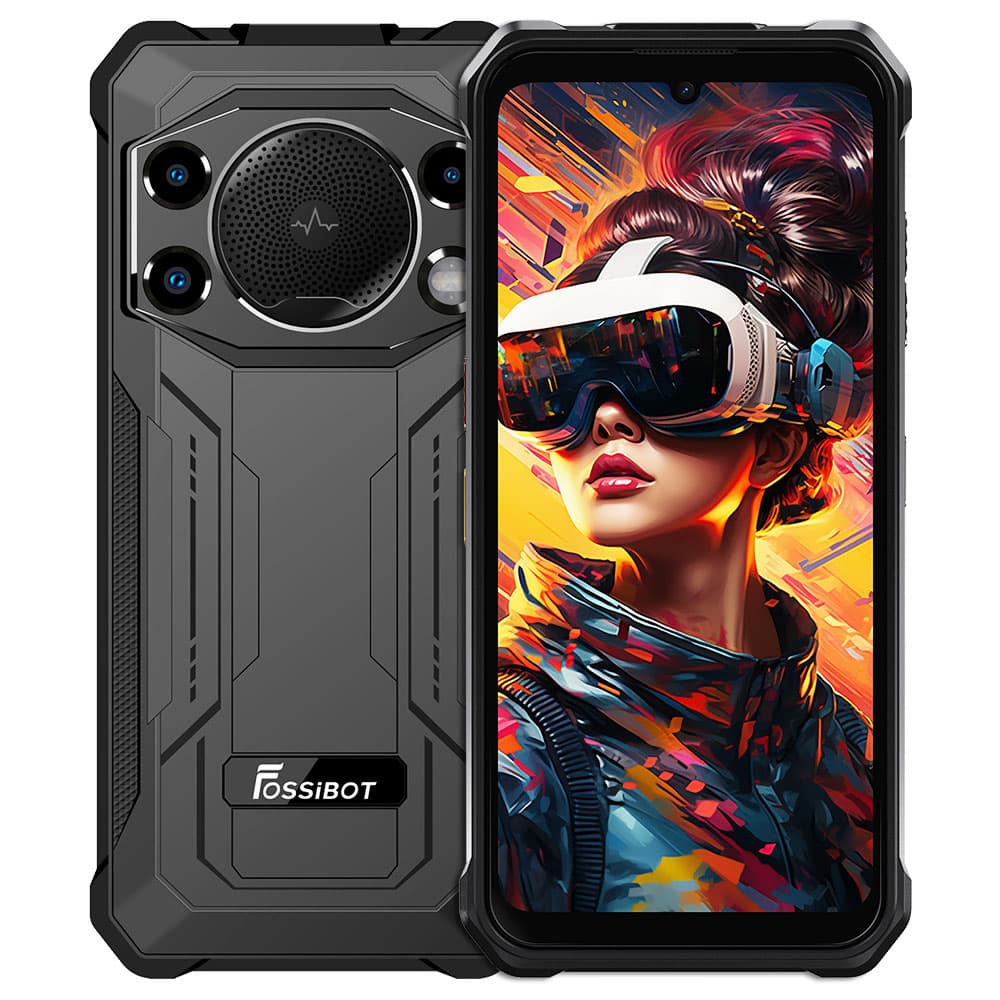 FOSSiBOT F110L 4G Wytrzymały smartfon czarny