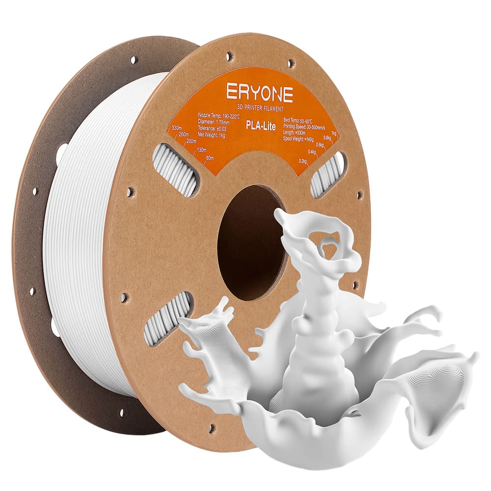 Filament ERYONE PLA Lite, 1kg - biały