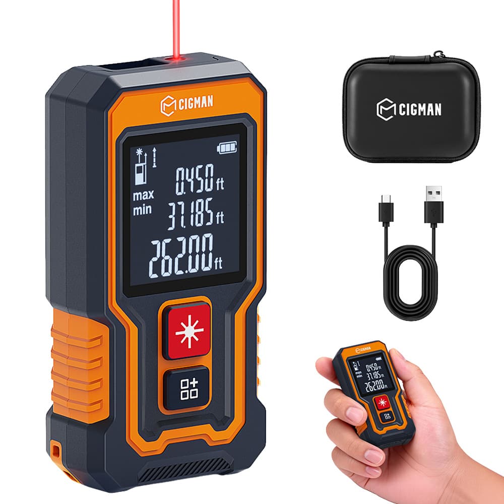 CIGMAN CD-80T Kieszonkowa taśma miernicza laserowa