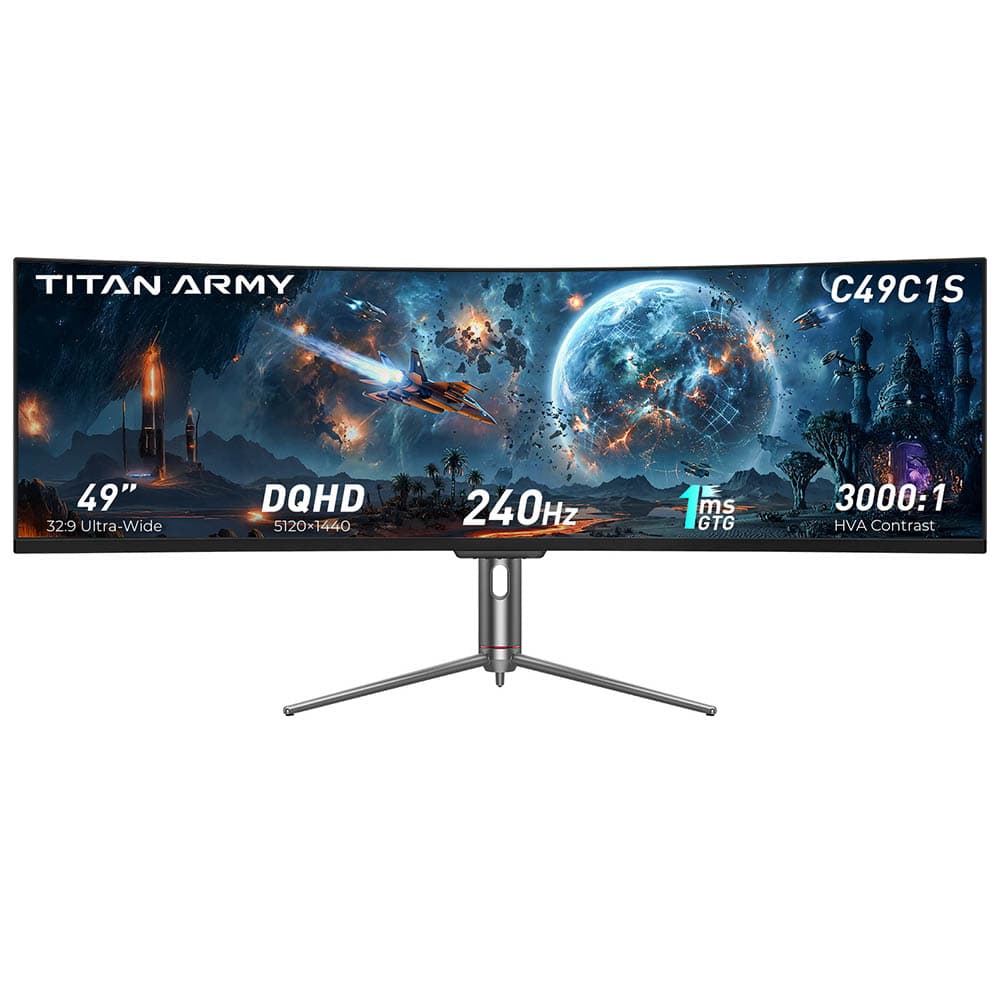 TITAN ARMY C49C1S 49-calowy zakrzywiony monitor gamingowy