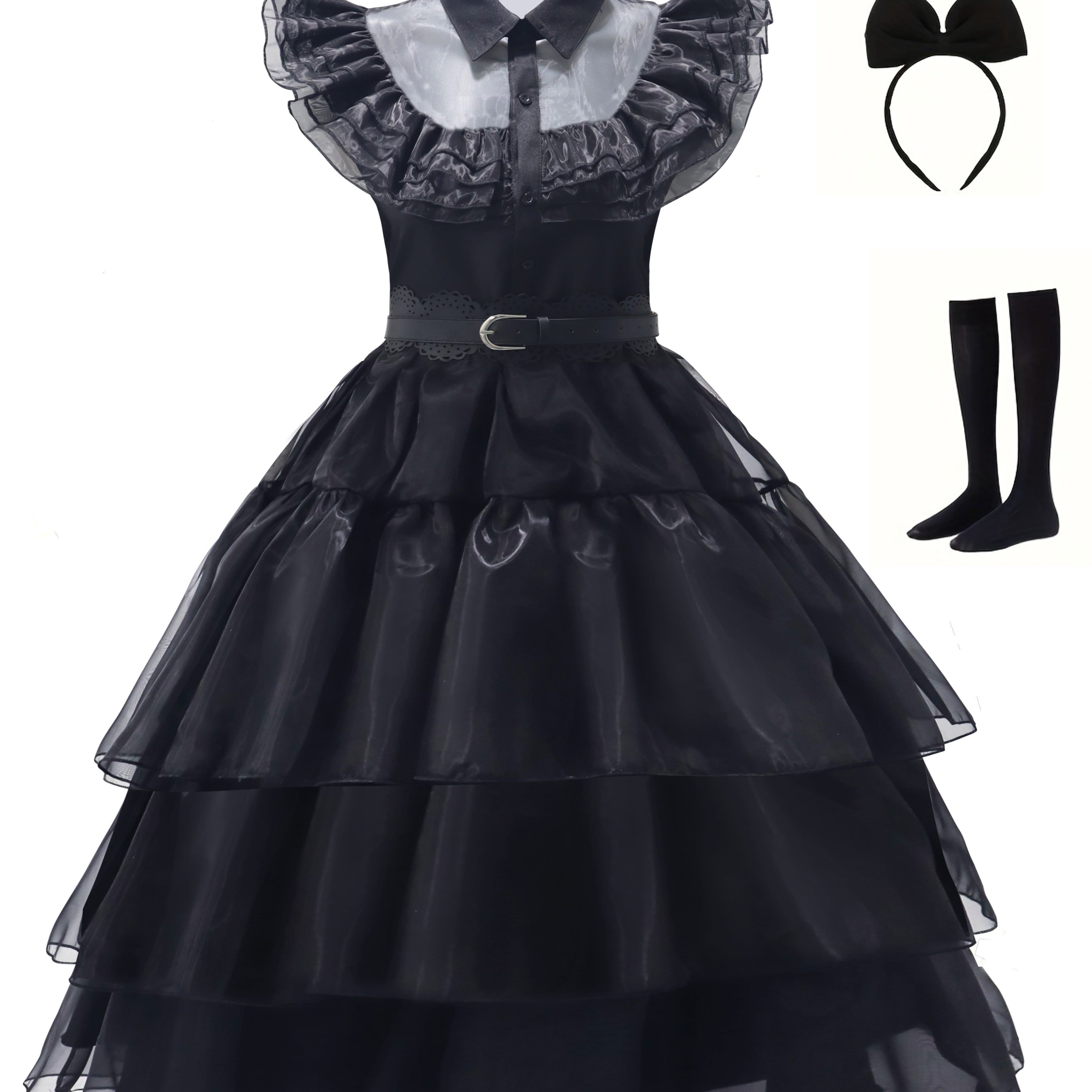 TEMU Women's Birthday Party Long Dress Cosplay Costume Halloween Party Ball Gown