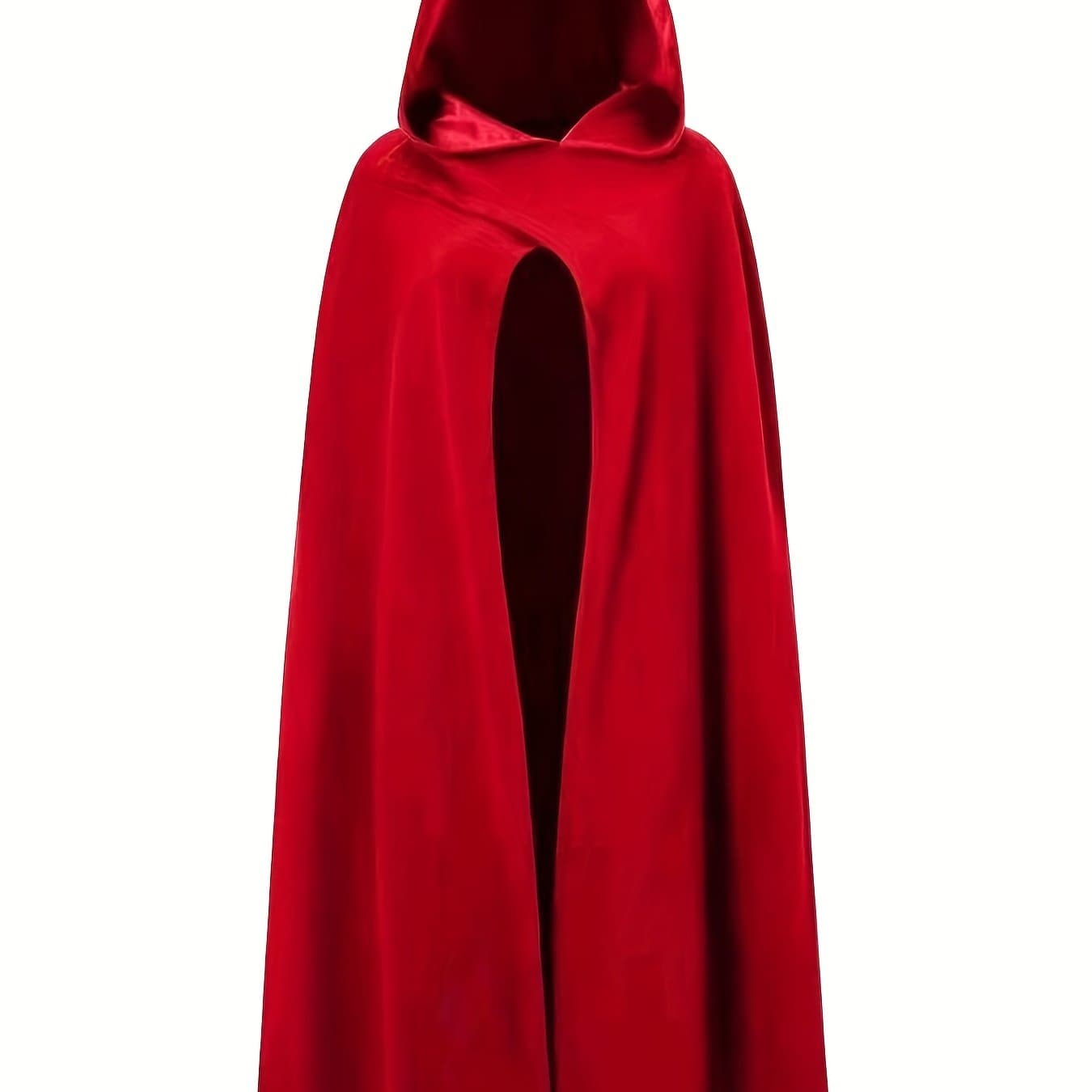 TEMU Autumn/winter Hooded Long Cosplay Thickened Cape Coat