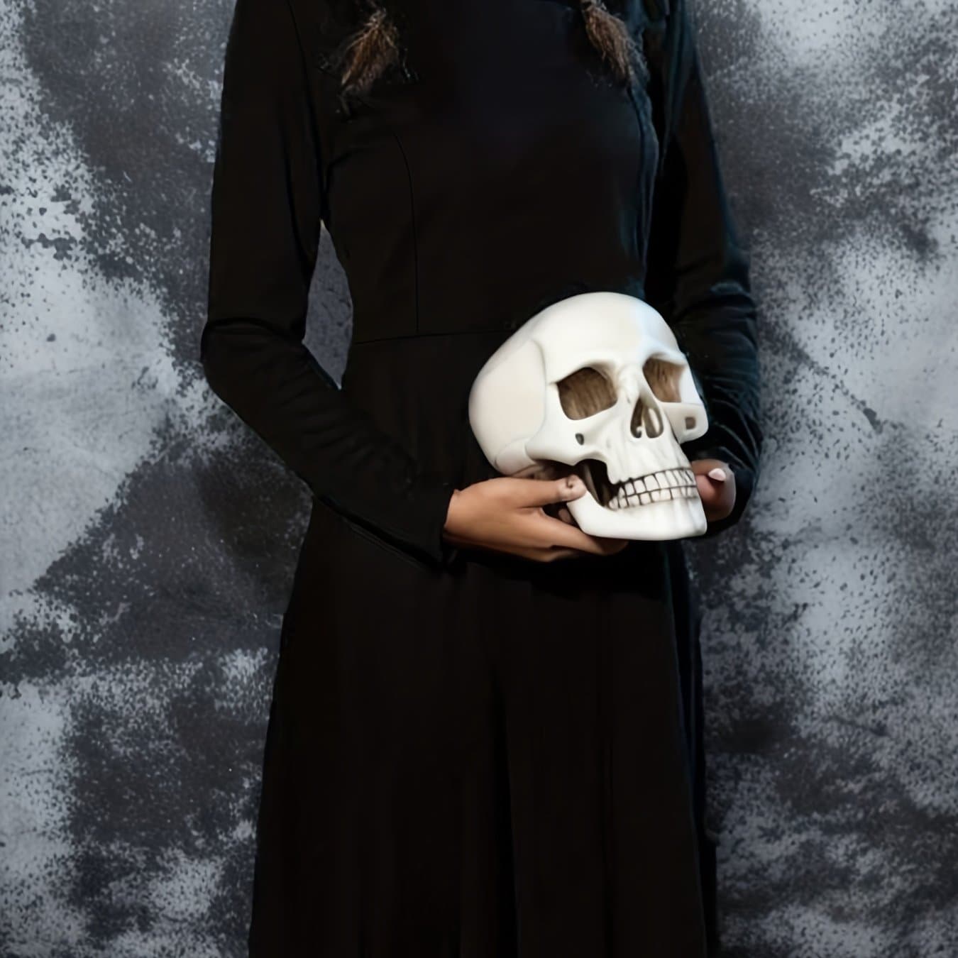 TEMU Halloween Cosplay Costume Women's Peter Pan Collar Flare A-line Dress