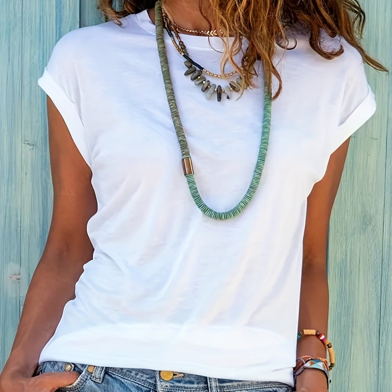 TEMU Round-neck T-shirt