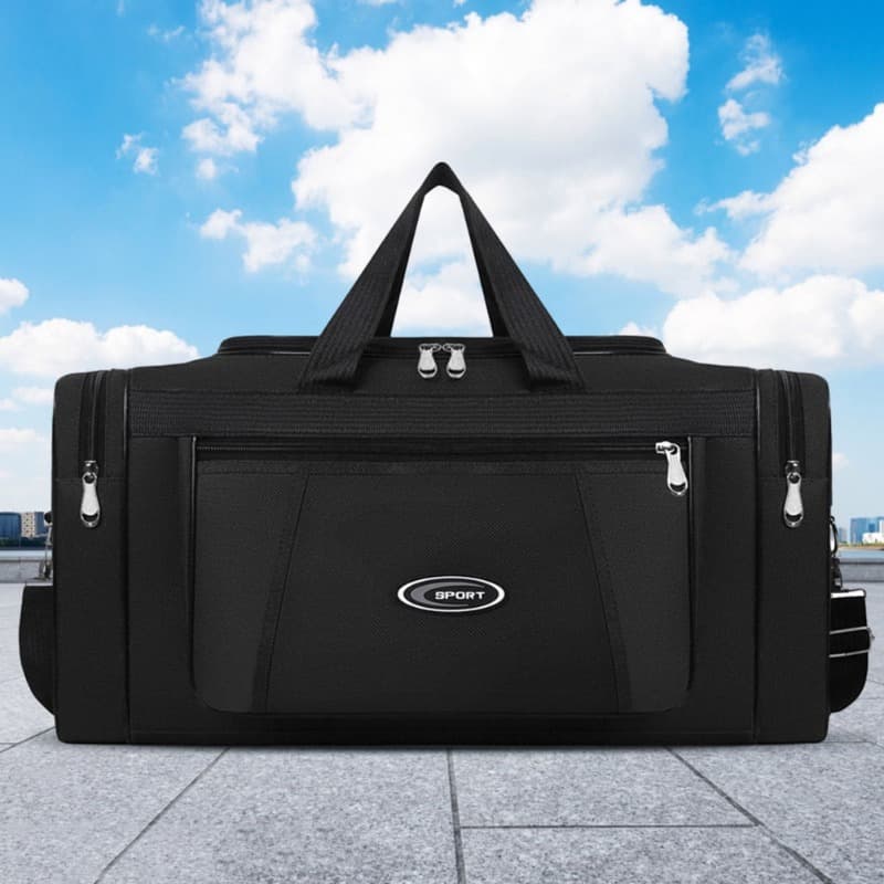 TEMU Outdoor Oxford Large Travel Bag, Outdoor Suitcase Travel Bag, Single Shoulder Sports Bag, Unisex Tote Bag Adjustable Shoulder Strap Sports Gym Bag