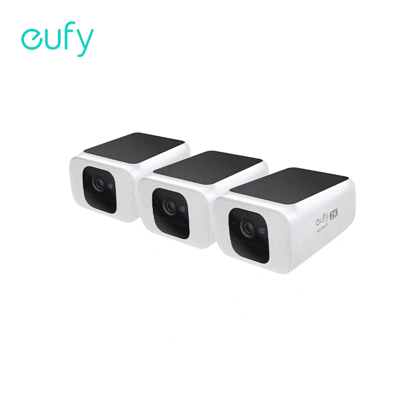 TEMU 2k Outdoor Solar Security Cameras ( S230) Spotlight Cam Night 3pcs (refurbished)