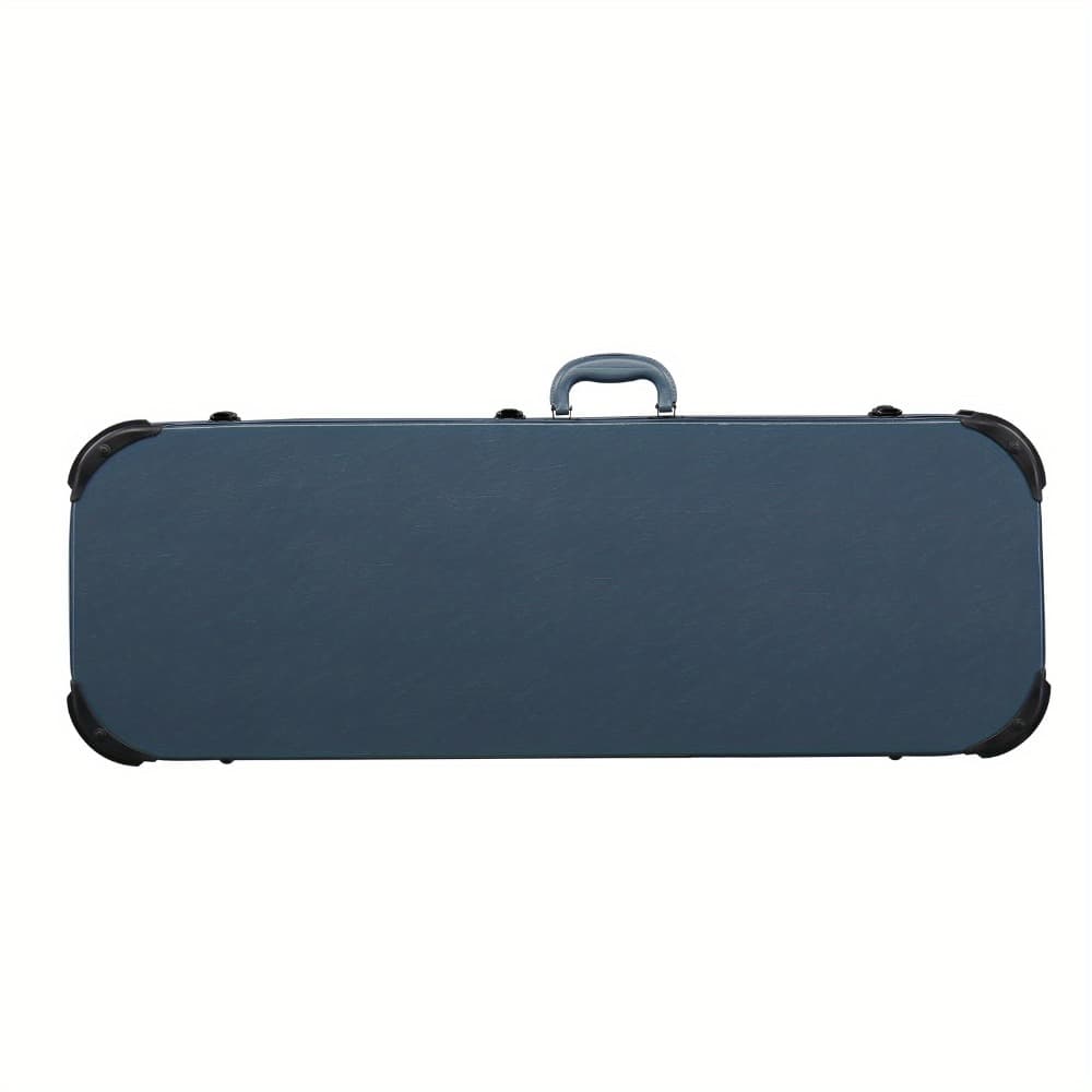 TEMU Electric Guitar Square Pu Hard Case With Protective Sleeve Fits St Tl Burning Fire 170 Style Electric Guitar Blue