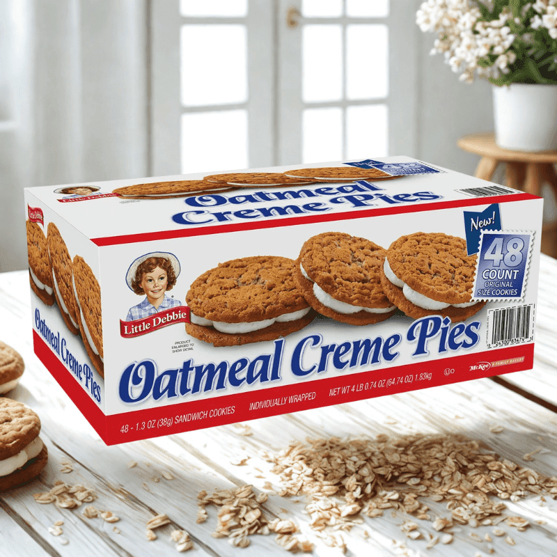 TEMU Little Debbie Oatmeal Creme Pies, 1.3 Oz., 12 Pk. Local Warehouse, Candy Bar, Sweets And Snacks, Food And Drink, Pantry Staples, Prepared Foods,, Breakfast Food