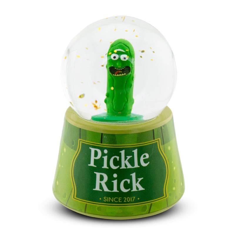 TEMU Rick And Morty Pickle Rick Light-up Mini Snow | 3 Inches Tall