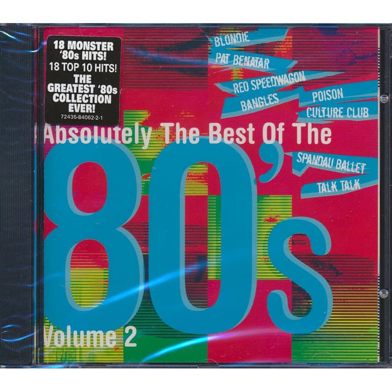 TEMU , Stray Cats, The Bangles, Reo Speedwagon, Etc. - Absolutely The Best Of The 80s Volume 2 (marked/ltd Stock) - Cd - Cd