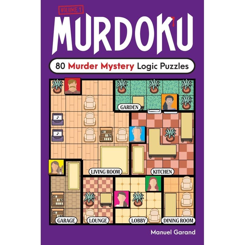 TEMU Murdoku: 80 M*rd*r Mystery Logic Puzzles -- Manuel Garand - Paperback