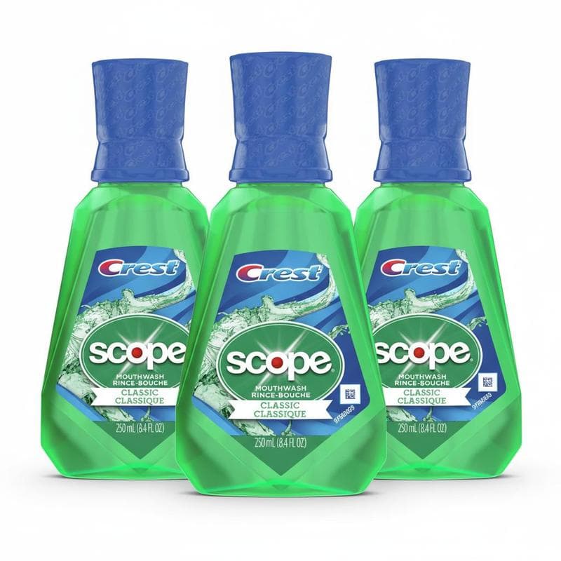 TEMU [3 Pack] Crest Scope Original Clean Mint 8.4oz