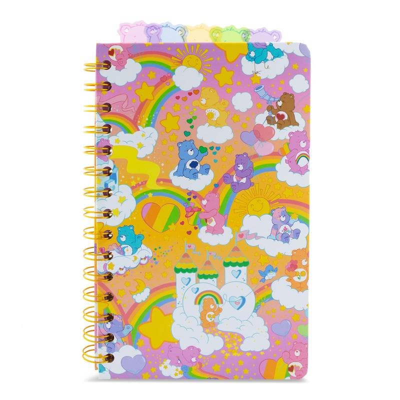 TEMU Care Rainbows 5-tab Spiral Notebook With 75 Sheets