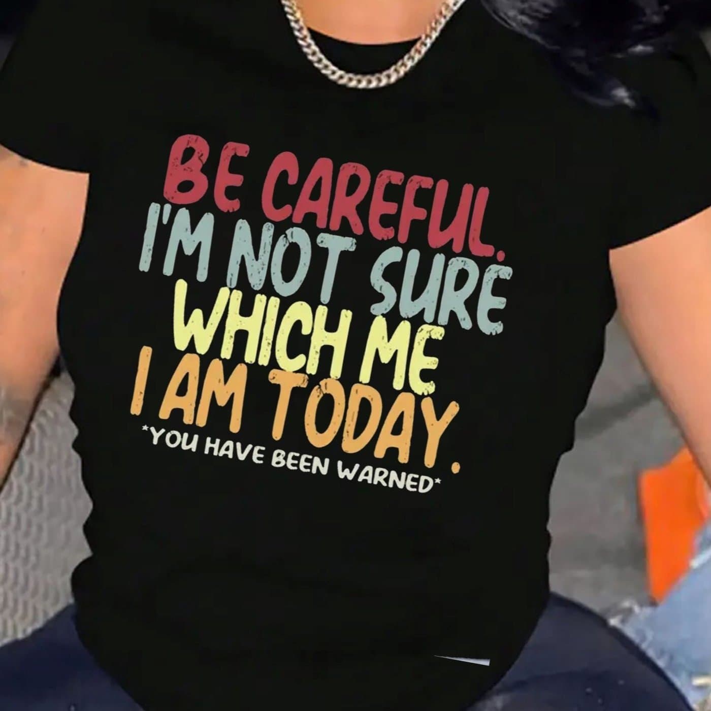 TEMU Womens Tshirt Comfortable Crew Neck Casual Cotton Blend Shortsleeves Soft Breathable Top Womenswear Tshirt Streetwear Fabric
