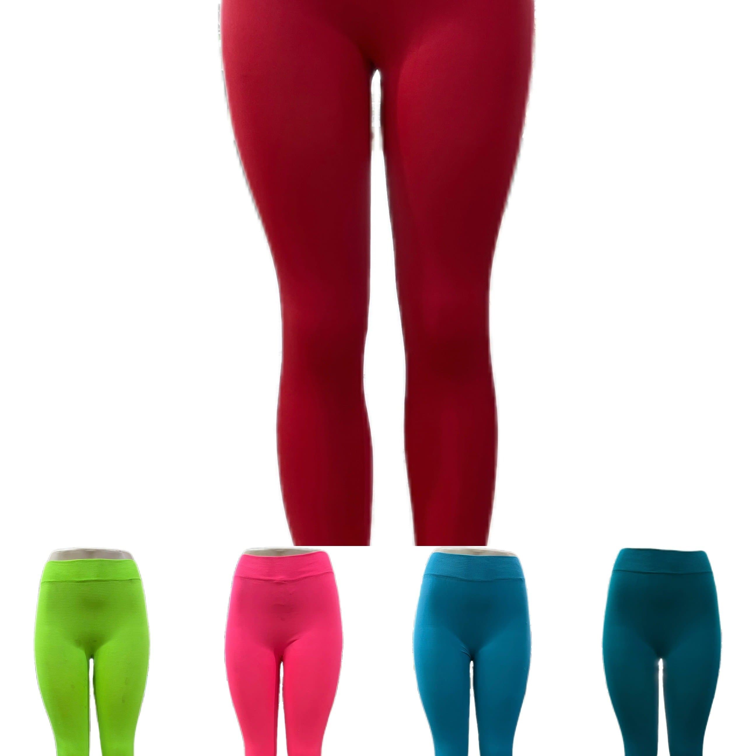 TEMU 12 Pieces 1086 High Waist Plain Yoga Leggings - Comfortable Casual Sweatpants - Stretchable, Moisture-wicking For Fitness & Mixed Colors 12 Pieces