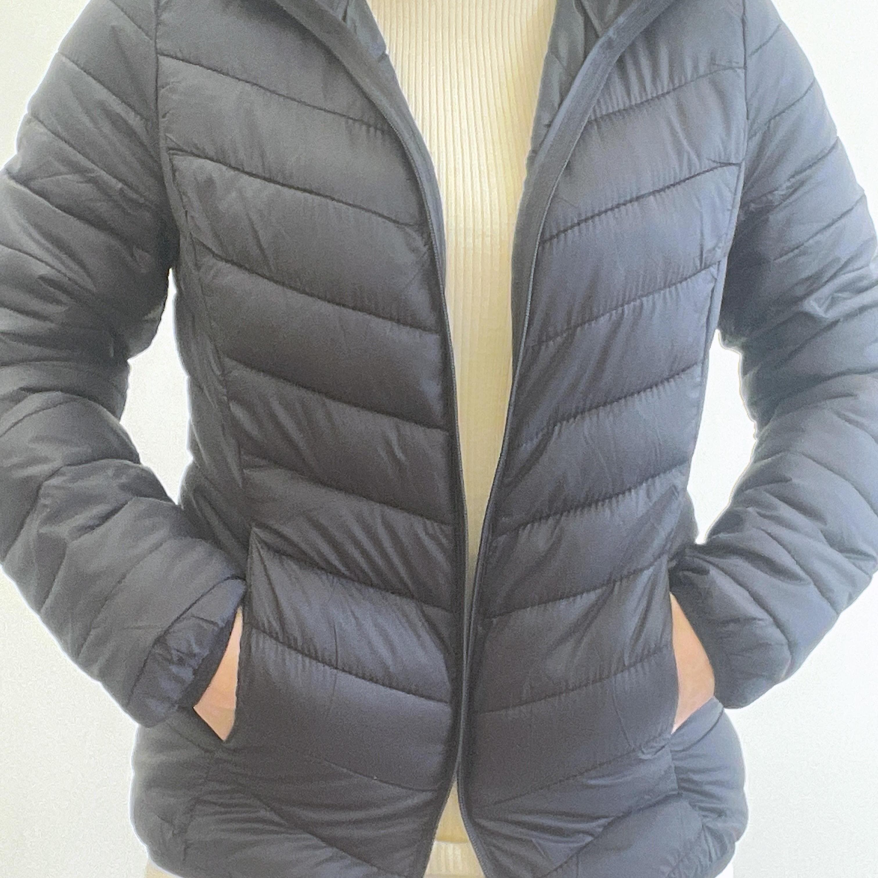 TEMU Women's Lightweight And Warm Zipper Double Pocket Hood, Casual And Fashionable Long Sleeved Autumn And Winter Coat.