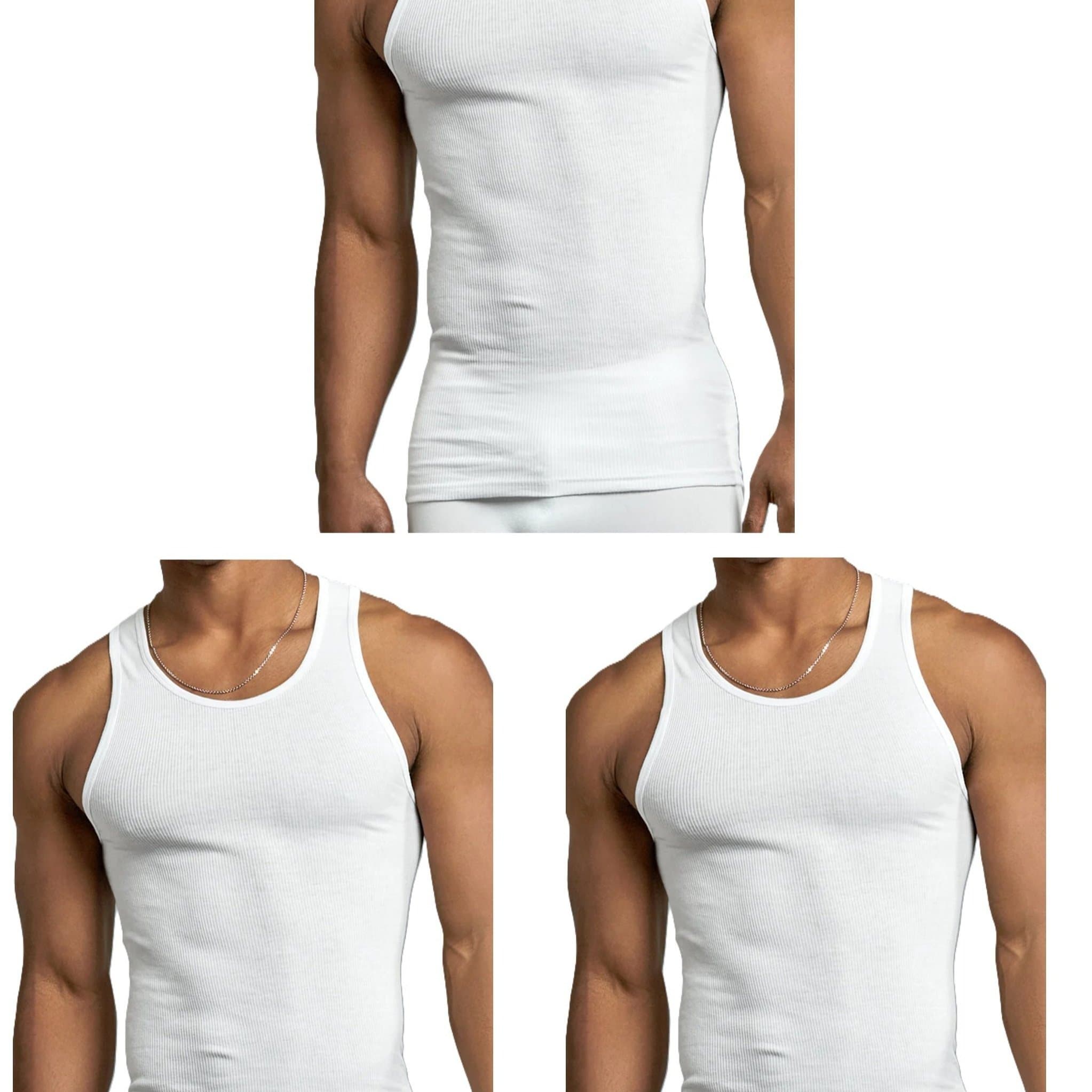 TEMU 3 Pack Men's Medium Weight High Quality A-shirt