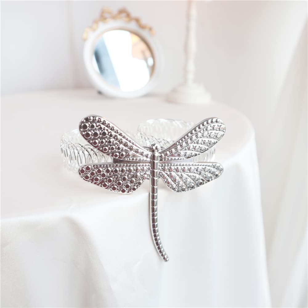 TEMU 1pc Dragonfly Decor Metal Spring Curtain Tieback Curtain Strap