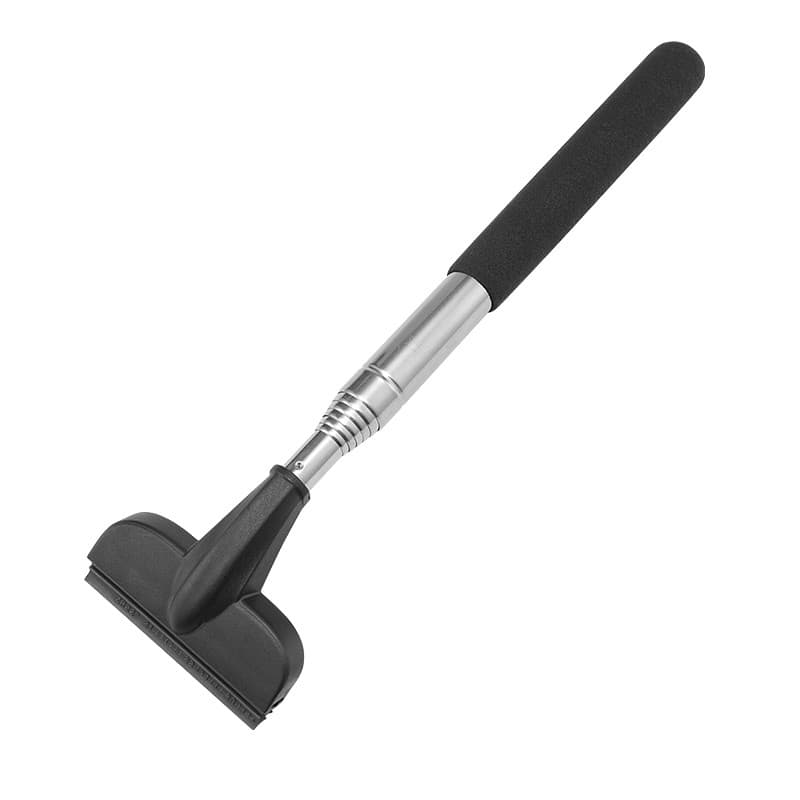 TEMU Multifunctional Retractable Portable Wiper,clean Car Rearview Mirror Wiper,2-in-1 Window Cleaner,great For Gas Station, Glass, Shower, Windshield