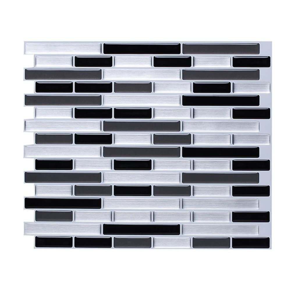 TEMU 10sheets Mosaic Self Adhesive Tile Backsplash Wall Sticker Vinyl Bathroom Kitchen Home Decor Diy