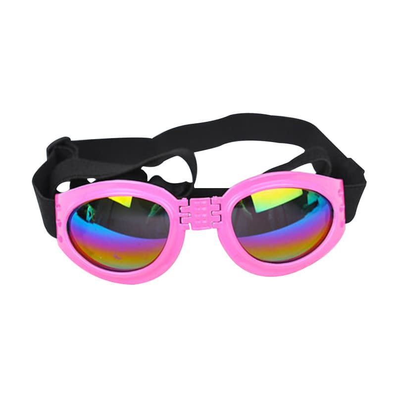 TEMU Uv Protection Dog Sunglasses With Adjustable Head Strap - Keep Your Pet's Eyes Safe And Stylish