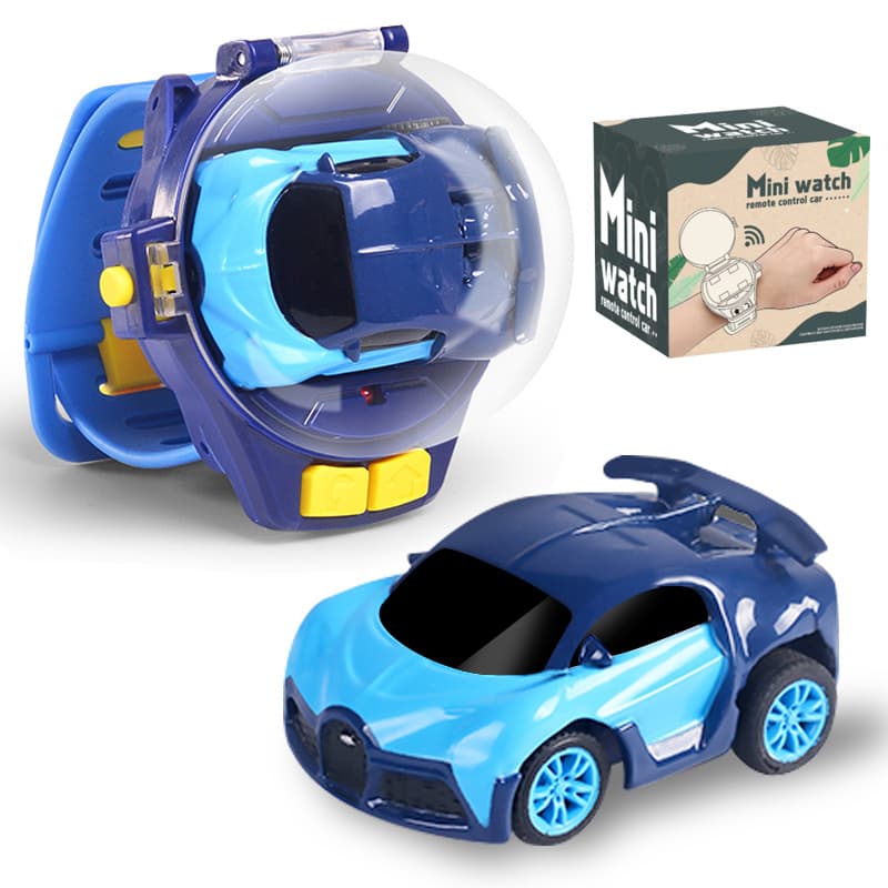TEMU Small Remote-controlled Car Watch: Metal Toy Gift For Children For Christmas And Halloween