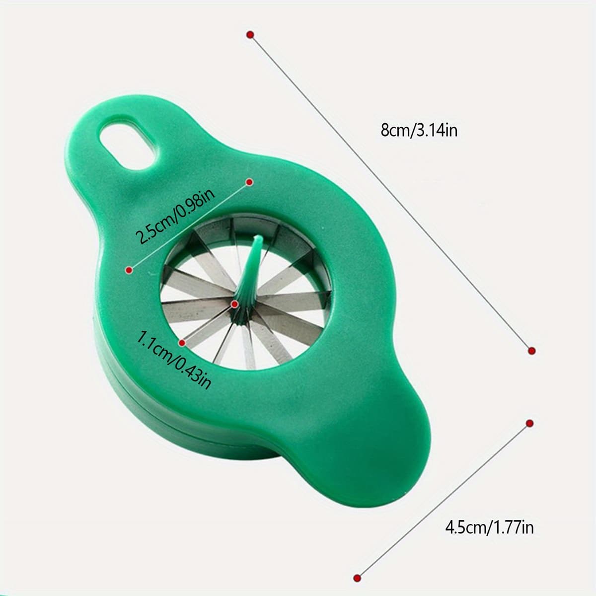 TEMU 1pc Stainless Steel Manual Onion Chopper - Easy-to-use, No Power Needed, Durable Kitchen Gadget For Quick & Precise & Garlic Shredding, Vegetable Cutter||durable Kitchenware