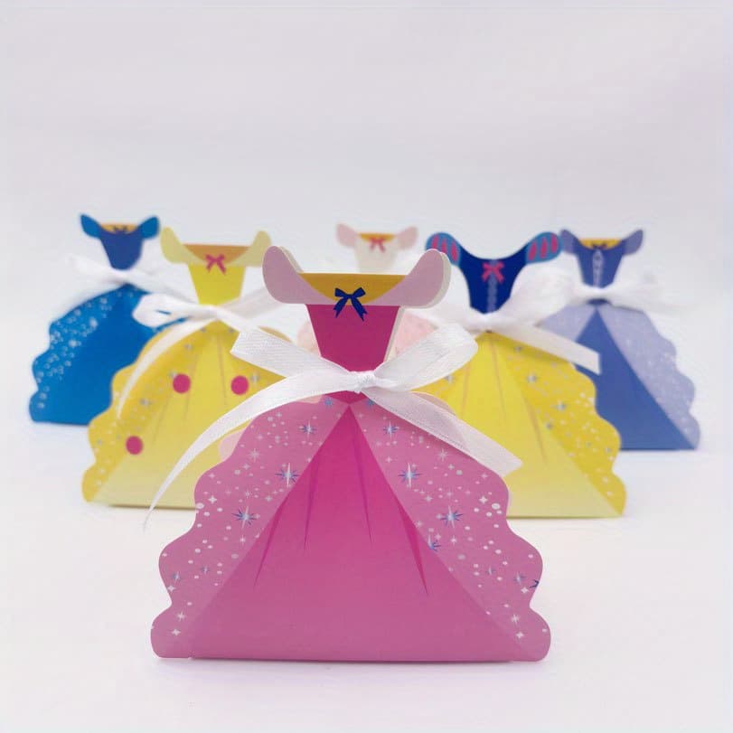 TEMU 12pcs Creative Princess Gift Box | Birthday Party Supplies, Wedding Gift Box, Gift Bag, Made Of Paper