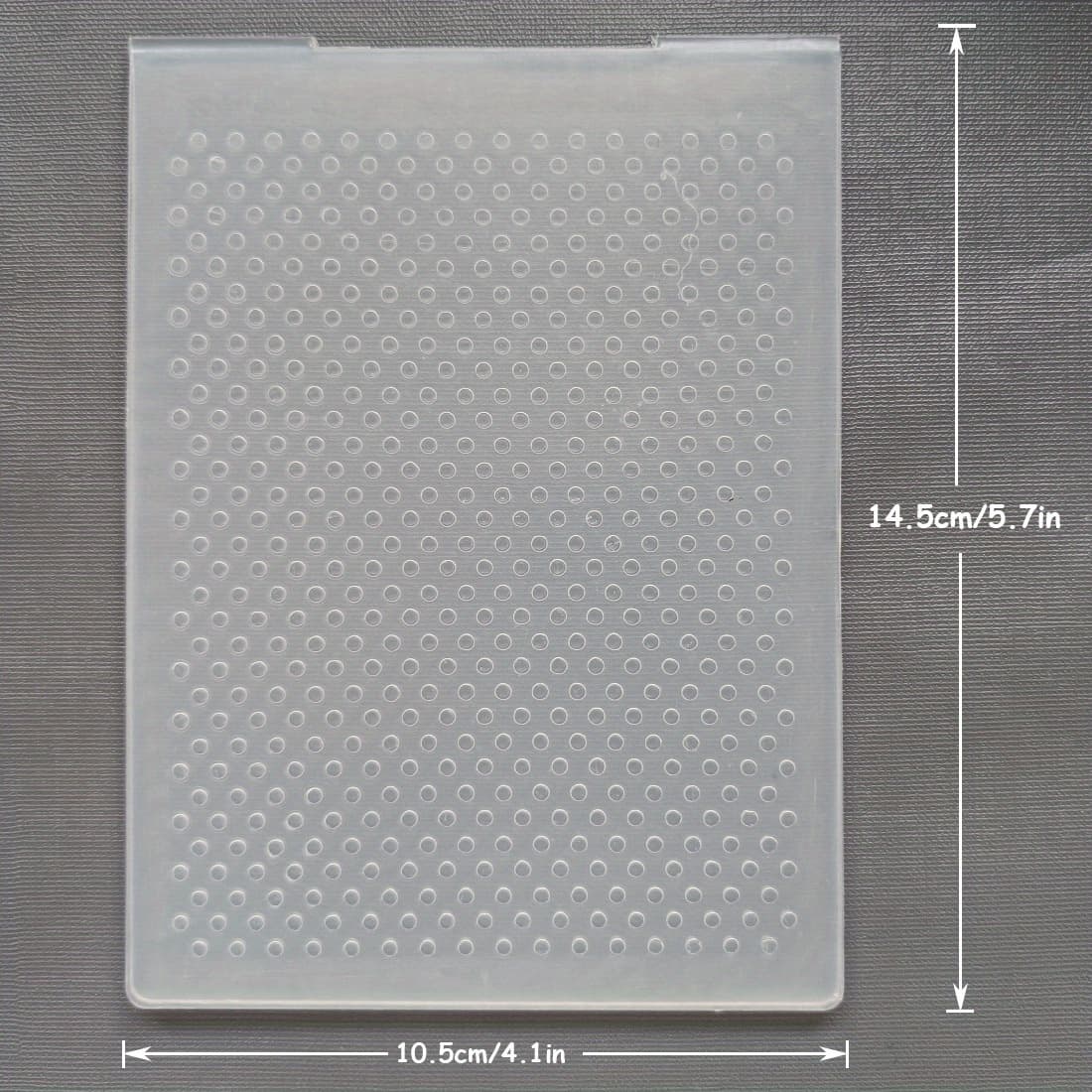 TEMU 2023 New Arrival Dot Embossing Folders Design Diy Paper Cutting Dies Scrapbooking Plastic Embossing Folders Eid Mubarak