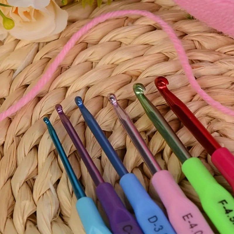 TEMU Random 6pcs Crochet Set, Hand Knitting Crochet Set